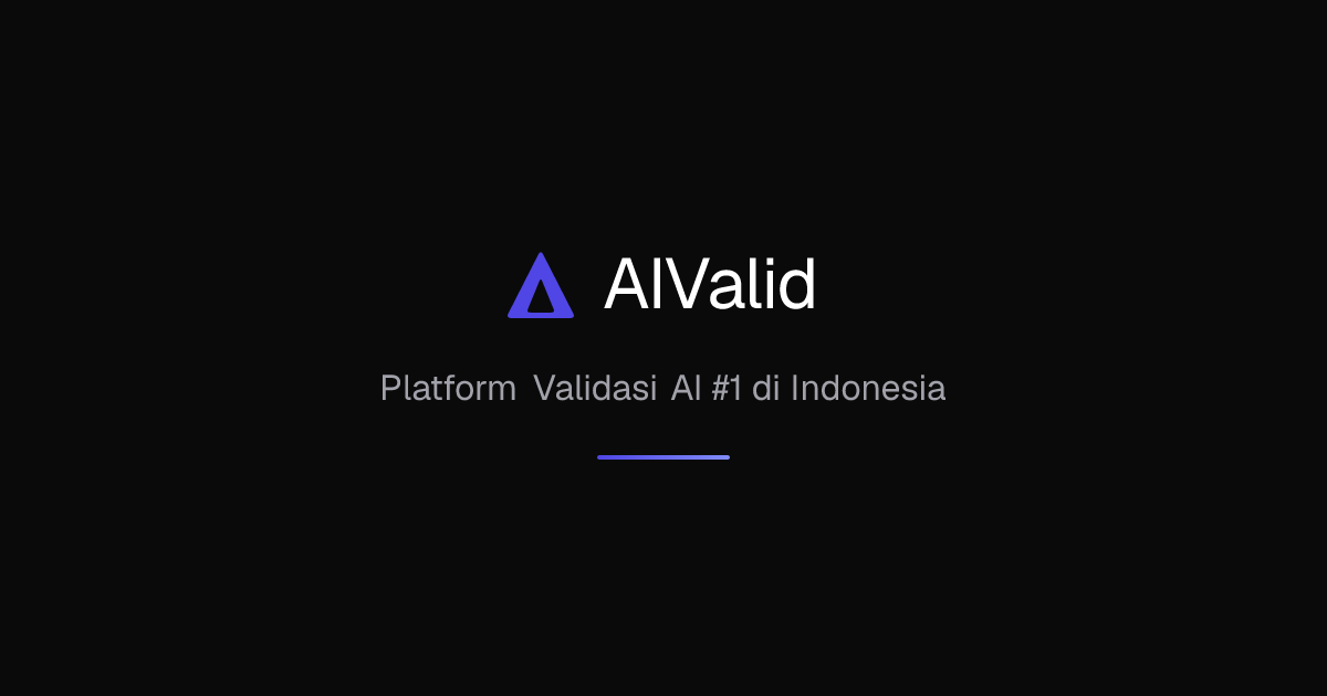 Validasi Hasil AI oleh Ahli - Cek Tugas, Riset, Kode